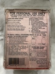MacCoupler EZ Fill Propane Coupler, Refill Small Propane Cylinders