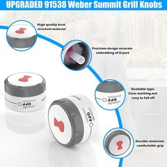 Weber Summit Grill Knobs 91538 Replacement 2pk