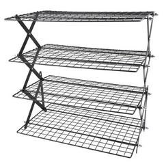 234 Tier Cooling Rack Foldable Stackable for Baking and Roasting Multiple Tiers