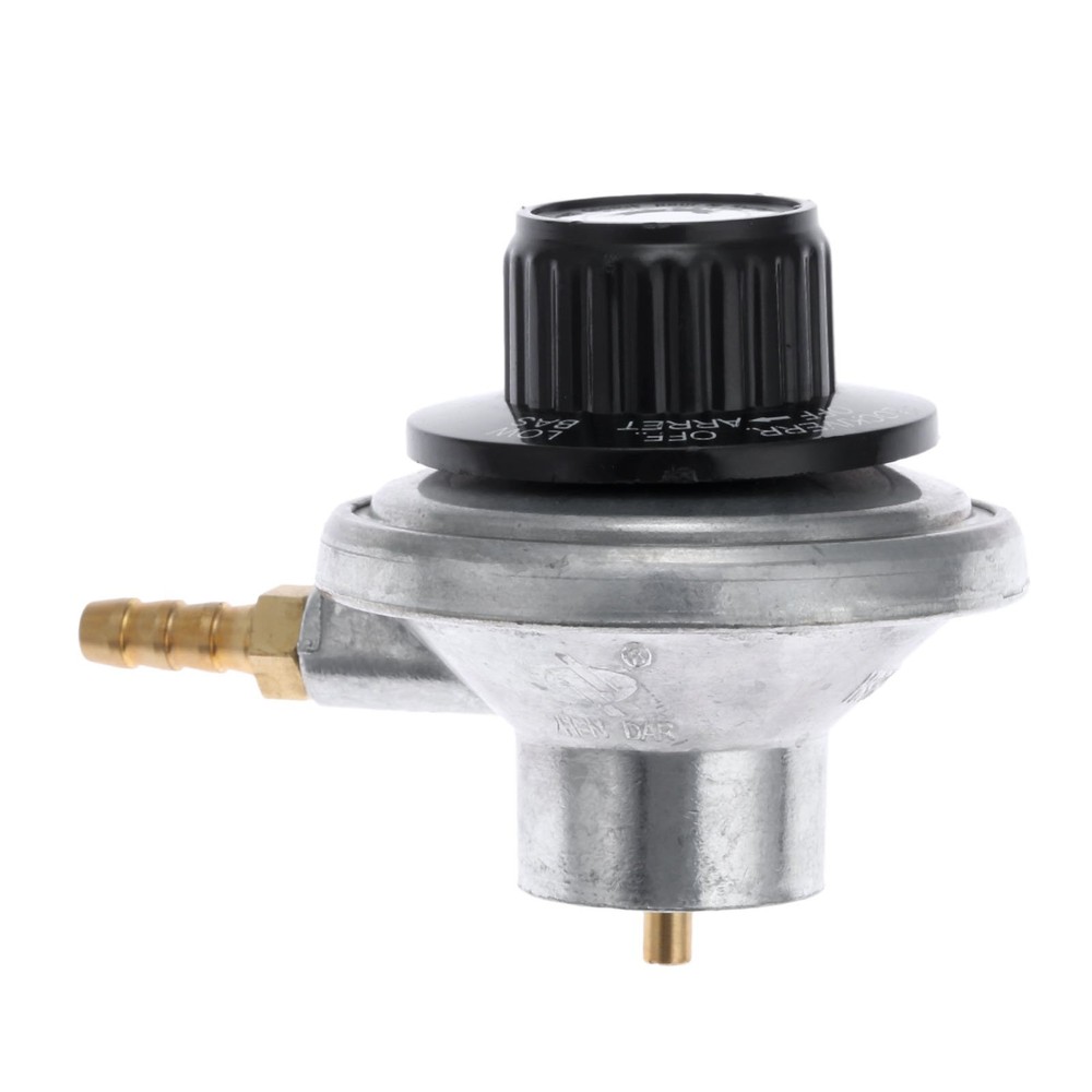 1X Propane Tank Low Pressure Gas Regulator Barb Hose Connection 1″-20 UNEF Inlet