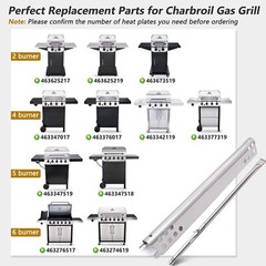 Grill Replacement Parts for Charbroil Performance 2 Burner 463625217 46362521…