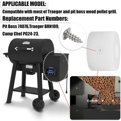 Pellet Grill Auger Motor Bushing Replacement for Wood Smoker Feed System 1.5in