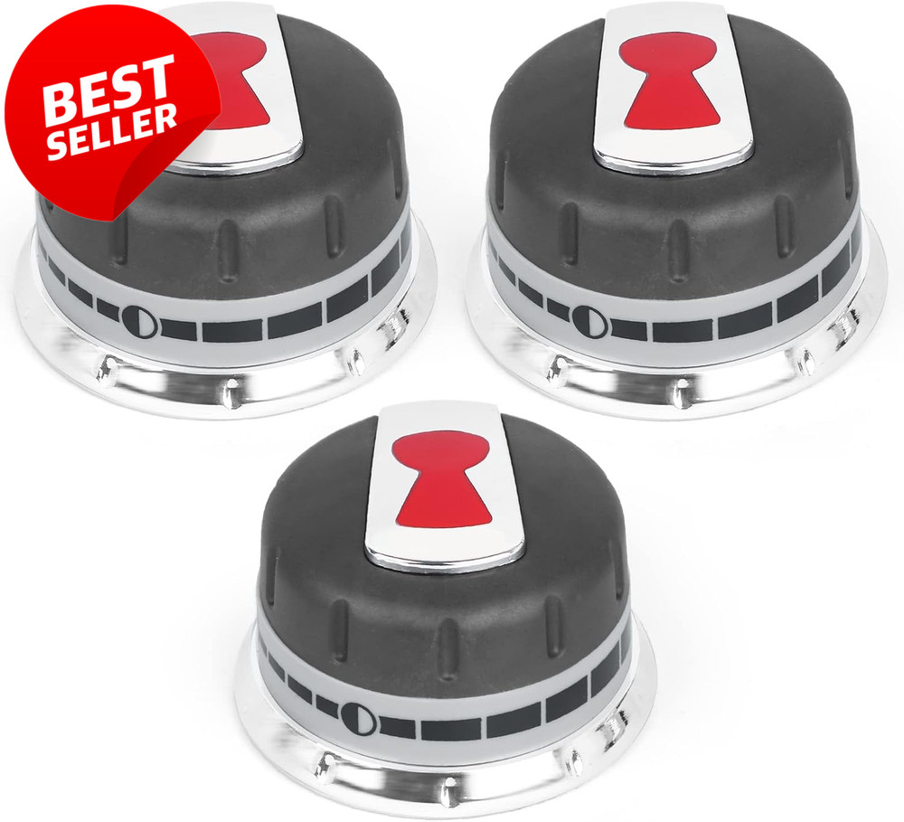 Weber Genesis 300 Grill Burner Knobs 88848 Replacement 2011-2016 3 Pack – US