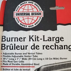 THERMOS Brand Universal H Burner Kit Dual Valve 6305-02 Fits Most Gas Grills