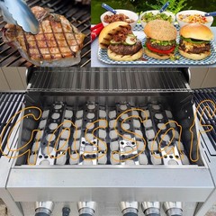 Turbo/Nexgrill Gas Grill Ceramic Briquettes, Set of 100 pcs