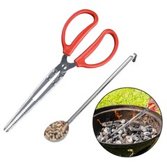 Heat Resistant Fireplace Tongs and Pellet Scoop for MesaXL Pellet Stove