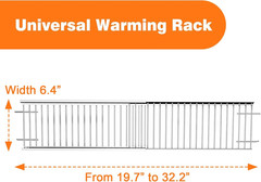 Adjustable Stainless Steel Warming Rack for Nexgrill 720-0830H 720-0888 720-0958