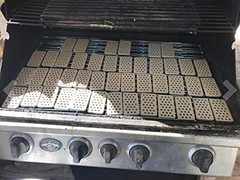 Ceramic Brick Flame Tamer, Grill Ceramic Briquettes (8-Pack) for Barbeques Ga…