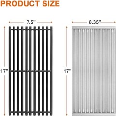Grill Grates and Emitter Plates for Charbroil Commercial TRU-Infrared 3 Burner 4