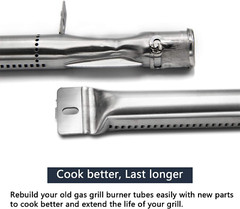 Quemador De Tubo De Acero Inoxidable Para Parrilla De Gas Para BBQ Pro 4 Pack