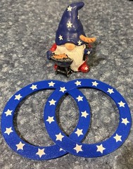 Star Spangled – Custom made Weber Kettle 6 Inch Wheel inserts