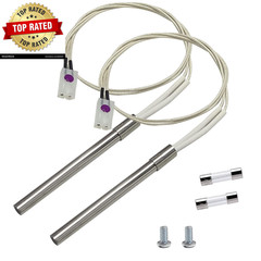2 Pack Hot Rod Igniter Kit Replacement for Pit Boss, Pellet Grill Igniter Rod