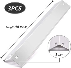 Adviace Heat Plates Replacement Parts for Char Stainless Steel