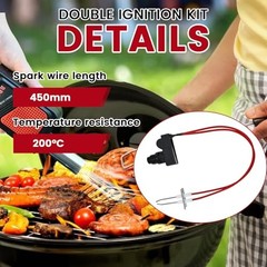 Electronic Igniter, Spark Generator Grill Igniter with Double Ignition Kit