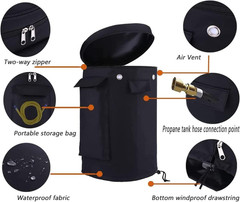 Propane Tank Cover, Fits 20-Pound Steel Propane Cylinder,Propane Gas Tank Cover