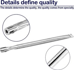 Gas Burner and Heat Plate Shield Stainless Steel Grill Replacement Parts for …