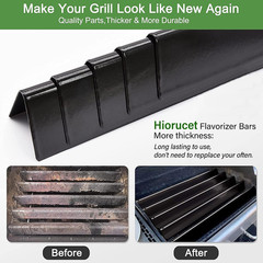 22.5″ 7536 7537 Porcelain Flavorizer Bars for Weber Spirit 300 Side-Control 5Pk