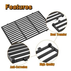 Replacement Grill Grates for Spirit 300 Series E310 E315 E330 Genesis Silver B 1
