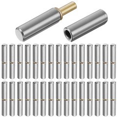 30 Pack 2.5inch Weld on Bullet Hinges BBQ Smoker Weldable Barrel Hinges Heavy Du