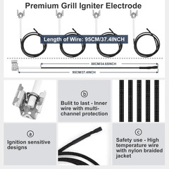 Grill Replacement Parts for Nexgrill 720-0882A 720-0925P 720-0925