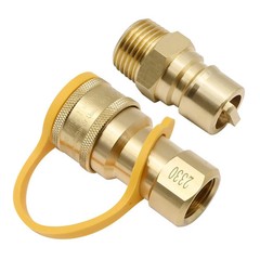 1/2″ Gas Quick Connect Kit Disconnect with Male Insert Plug 1/2″ Propane Quic…