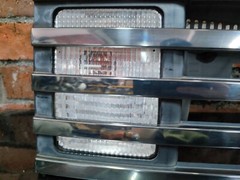 JDM Nissan Cube Z11 AUTECH Chrome Front Grill Grille Mask With Lamps Lights