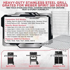 Spirit 300 Grill Grates for Weber Spirit E310 E320 S310 S320 E/S 330 II E/S 310