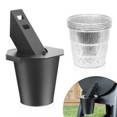 Smoker Grease Bucket with Lid Fit for Traeger Pit Boss Z Grills Pellet Grill