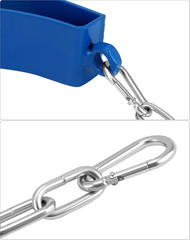 2 Pack Wall Mount Gas Cylinder Brackets Safety Chain Holder Heavy Duty Rack Kits