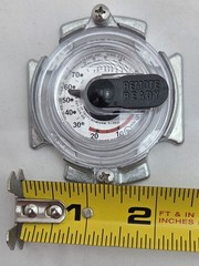 (4) Universal Large Glue On Propane Sr. Dial Gauge Home Horizontal Propane Tank