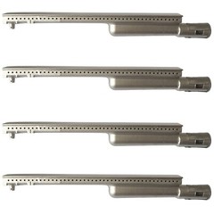 Heavy Duty Cast Stainless Steel BBQ Grill Burner 4 Pack for Bull, Replacement…