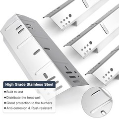Grill Replacement Parts for Dyna-Glo 5 Burner 5-Pack-Silvery Heat Shield Kit