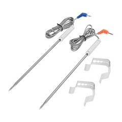 2Pcs Meat Probe Temp Probe for Thermopro Thermometers TP04 TP06 TP06S TP-07S