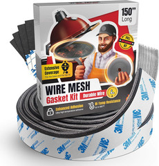 Wire Mesh Gasket Kit Fit for Kamado Joe Classic – 150″ Fiberglass Gasket Replace