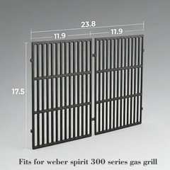 17.5″ Replacement Grill Grates for Spirit & Genesis Gas Grills, Fits E310 E320 E