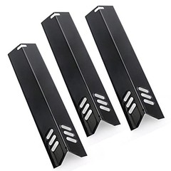 Grill Heat Plates Grill Burner Covers for Backyard Grill BY14 Porcelain Steel