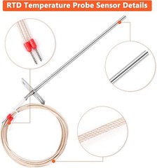 RTD Temperature Probe Sensor Grill Replacement Parts for Traeger Digital Thermos