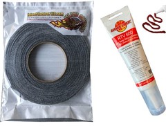 LavaLock Smoker Sealer High Temp BBQ Gasket & Adhesive Smoker lid Door Tape G…