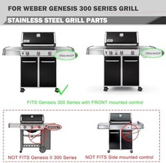 Genesis E-330 Grill Replacement Parts 4 Burners for Weber Genesis S-330 E-310 EP