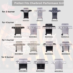 Charbroil Grill Replacement Parts Kit 4/5/6 Burner Stainless Steel Set