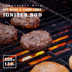 2 Pack Hot Rod Igniter Kit Replacement for Pit Boss, Pellet Grill Igniter Rod