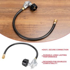 Propane Regulator with Hose for Napoleon Grills – Type-1 QCC1 Replacement, Gas G