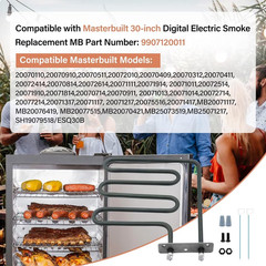 800 Watts Electric Smoker Heating Element Compatible with Masterbuilt and Char-B