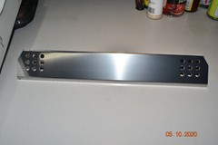 Kitchen Aid 16 1/2 x 3 1/4 Stainless Steel Heat Plate Replacement Part 97451