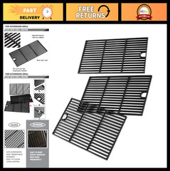 Grill Replacement Grates for Kitchenaid & Jennair – Compatible Parts 720-0745, 7