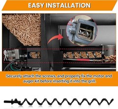 High-Quality 23″ Auger Shaft for Pit Boss Pellet Grills – Restores Efficiency