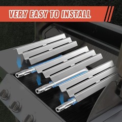 Napoleon Grill Replacement Parts 4 Pack Burners & Heat Plates Stainless Steel