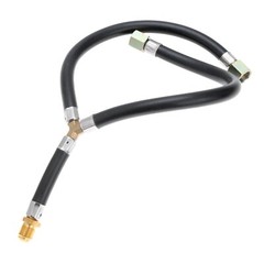Propane Grill Y Splitter Connection Pipe CSA Certified 3″ Inlet Hose Accessory