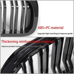 Fit For BMW 5 Series G30 G31 2017-2023 Sport Double Slats Air Front Grille Ki…
