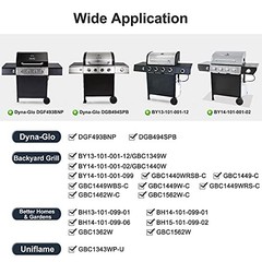 BBQ-Element Grill Replacement Parts for Dyna Glo 4-Burner Porcelain Steel